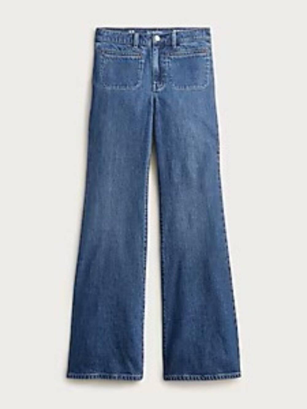 Petite High Rise Flare Jean